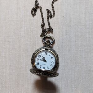 Fun Pocket Watch Necklace